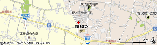 群馬県藤岡市篠塚614周辺の地図