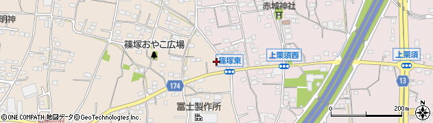 群馬県藤岡市篠塚1周辺の地図