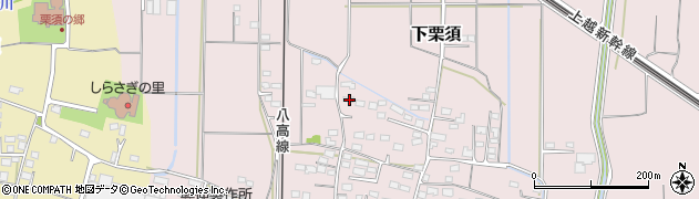群馬県藤岡市下栗須1129周辺の地図
