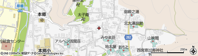 長野県松本市浅間温泉3丁目周辺の地図