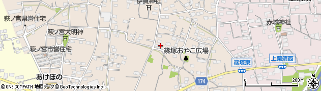 群馬県藤岡市篠塚391周辺の地図