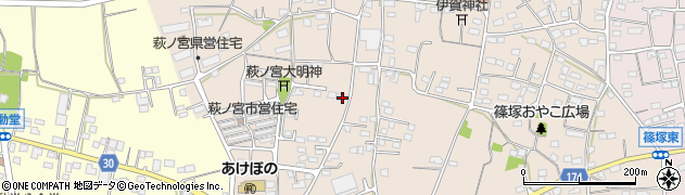 群馬県藤岡市篠塚587周辺の地図
