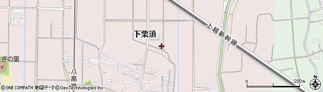 群馬県藤岡市下栗須702周辺の地図