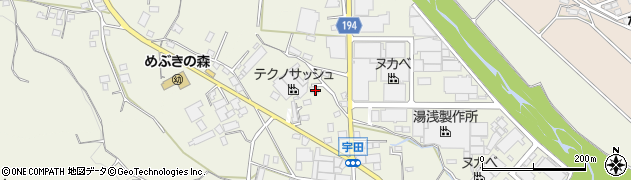 群馬県富岡市宇田8周辺の地図