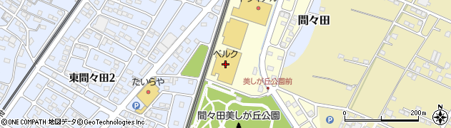 ブルースカイランドリー　フォルテ間々田店周辺の地図