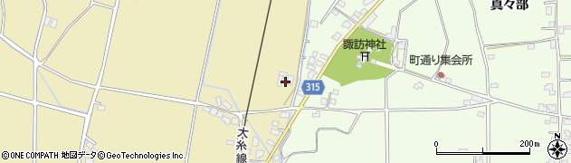 長野県安曇野市三郷明盛3161周辺の地図