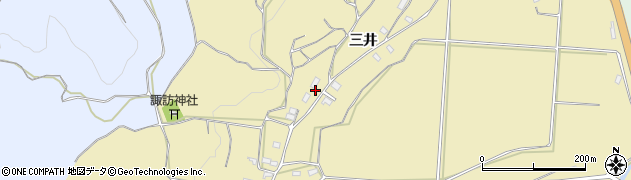 長野県佐久市協和三井周辺の地図