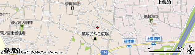 群馬県藤岡市篠塚431周辺の地図