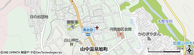 石川県加賀市山中温泉長谷田町周辺の地図