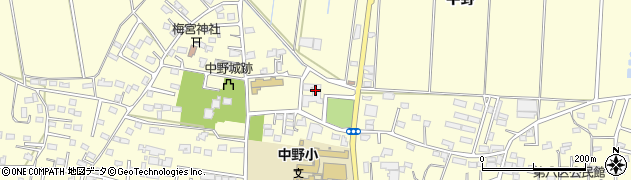 邑楽町役場　公民館周辺の地図
