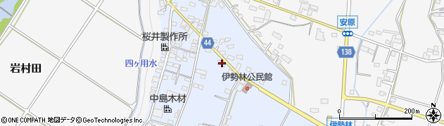 長野県佐久市新子田伊勢林1840周辺の地図