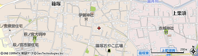 群馬県藤岡市篠塚383周辺の地図