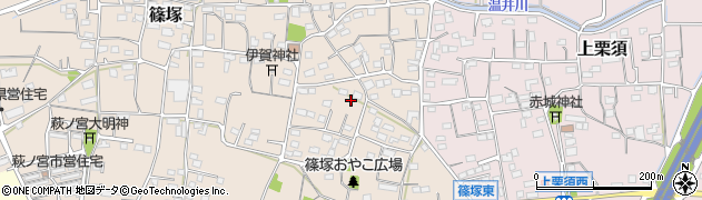 群馬県藤岡市篠塚380周辺の地図