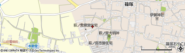 群馬県藤岡市篠塚621周辺の地図