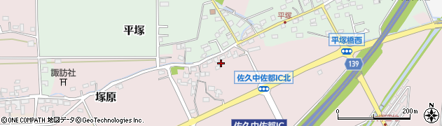 長野県佐久市塚原2457周辺の地図