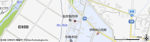 長野県佐久市新子田伊勢林1836周辺の地図