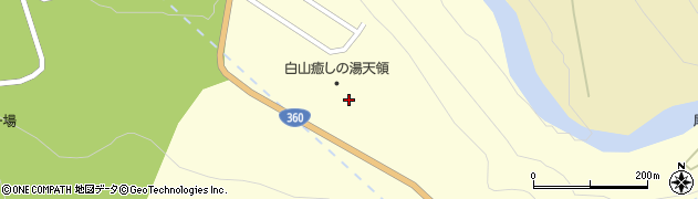 石川県白山市尾添チ28周辺の地図