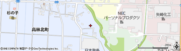 群馬県太田市高林北町1147周辺の地図