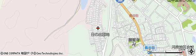 石川県加賀市日の出団地周辺の地図