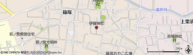 伊賀神社周辺の地図