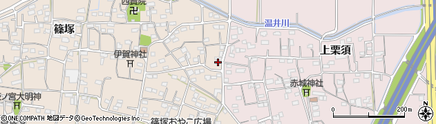 群馬県藤岡市篠塚448周辺の地図