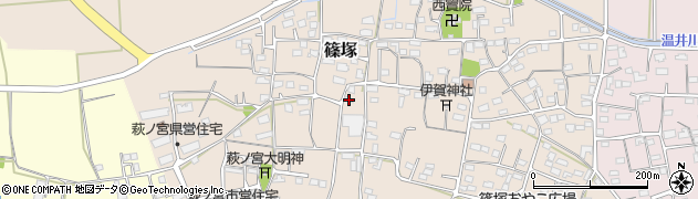 群馬県藤岡市篠塚495周辺の地図