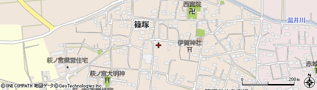 群馬県藤岡市篠塚358周辺の地図