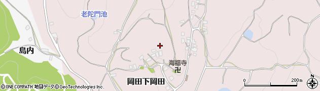 長野県松本市岡田下岡田（塩倉）周辺の地図
