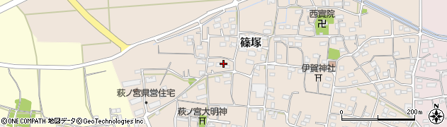 群馬県藤岡市篠塚499周辺の地図