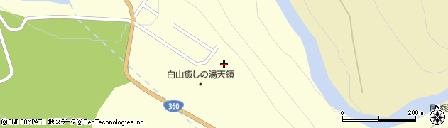 石川県白山市尾添チ64周辺の地図