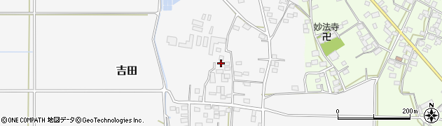 茨城県筑西市吉田周辺の地図
