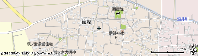 群馬県藤岡市篠塚359周辺の地図