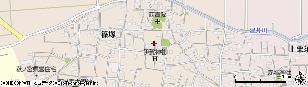 群馬県藤岡市篠塚353周辺の地図