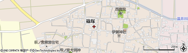 群馬県藤岡市篠塚493周辺の地図