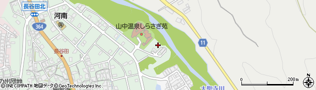 石川県加賀市山中温泉長谷田町チ周辺の地図
