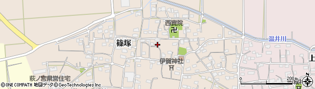 群馬県藤岡市篠塚362周辺の地図
