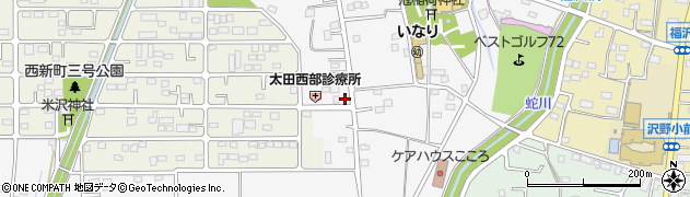 群馬県太田市細谷町29周辺の地図