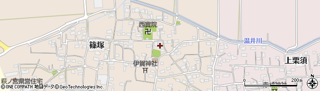 群馬県藤岡市篠塚369周辺の地図