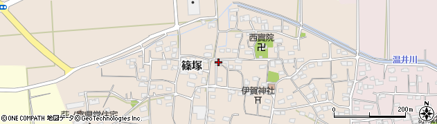 群馬県藤岡市篠塚360周辺の地図