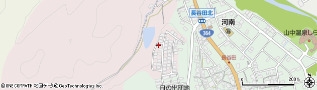 石川県加賀市山中温泉中田町（ハ）周辺の地図