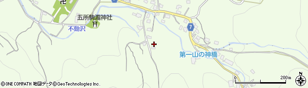 茨城県桜川市真壁町山尾周辺の地図