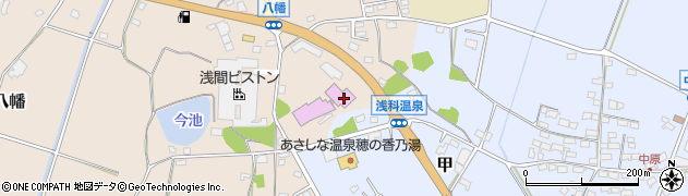 佐久市立浅科図書館周辺の地図