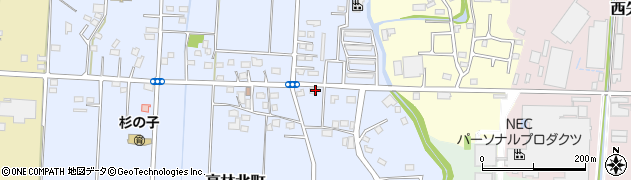 群馬県太田市高林北町1927周辺の地図
