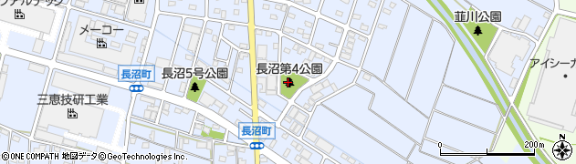 伊勢崎市長沼4号公園周辺の地図