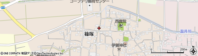 群馬県藤岡市篠塚480周辺の地図