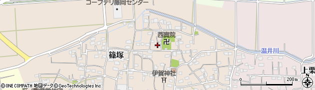 群馬県藤岡市篠塚476周辺の地図