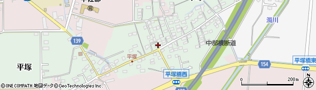 長野県佐久市平塚周辺の地図