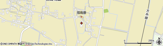 長野県安曇野市三郷明盛4343周辺の地図