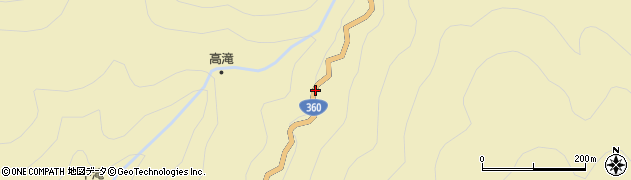 国道３６０号線周辺の地図