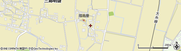 長野県安曇野市三郷明盛4367周辺の地図